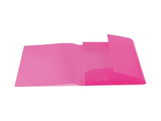 Mape ar 3 atlokiem un gumijām Herma, A4, PP, rozā