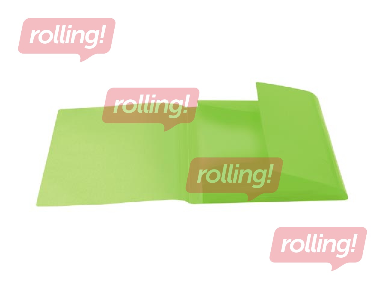 Folder with 3 flaps and rubbers Herma, A3, PP, light green