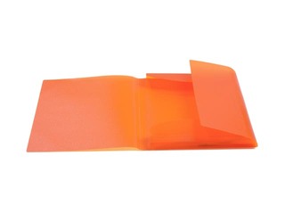 Folder with 3 flaps and rubbers Herma, A3, PP, orange