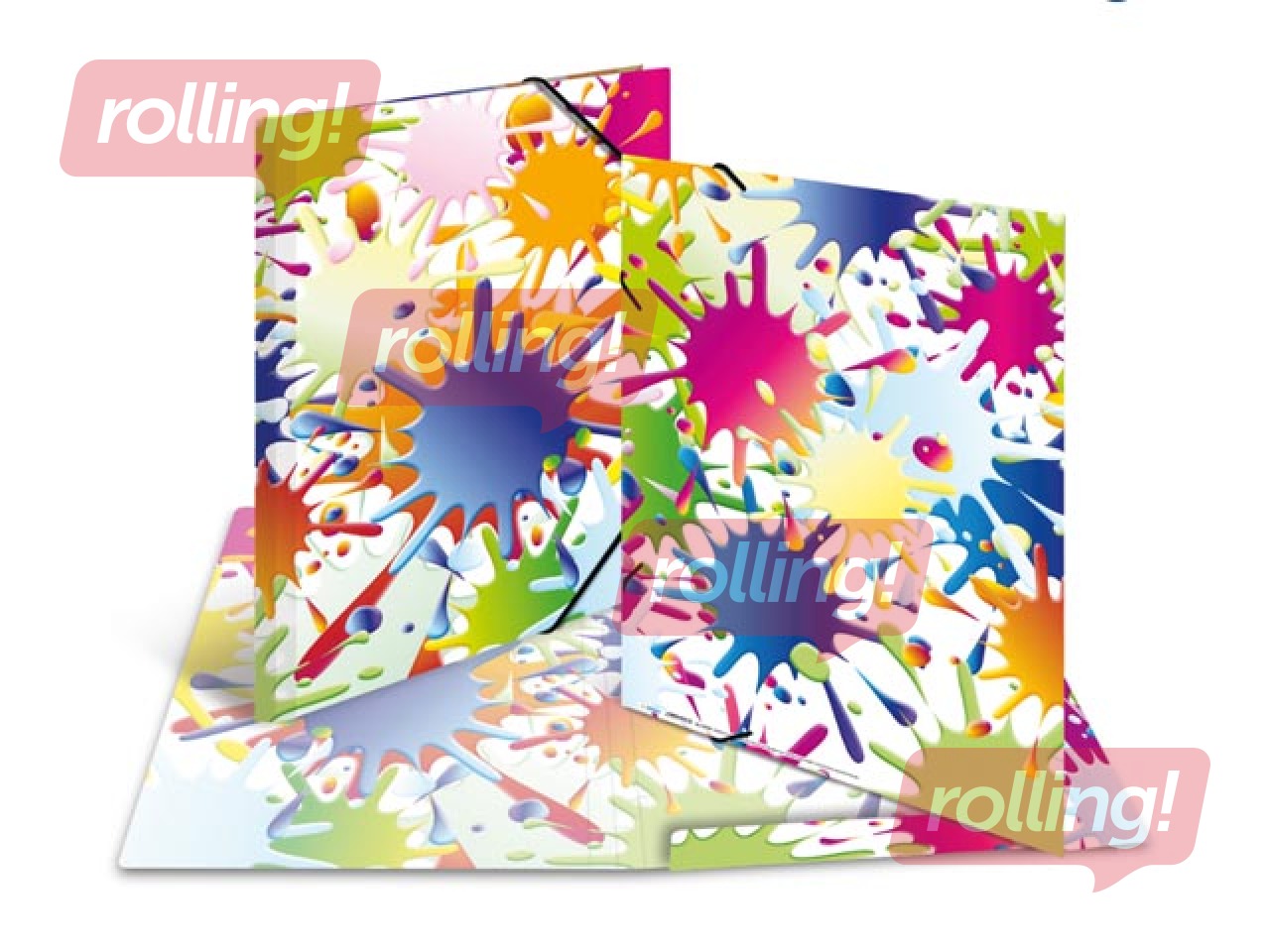 Mape ar gumijām zīmējumu glabāšanai Herma, A3, kartona