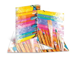 Mape ar gumijām zīmējumu glabāšanai Herma, A3, kartona