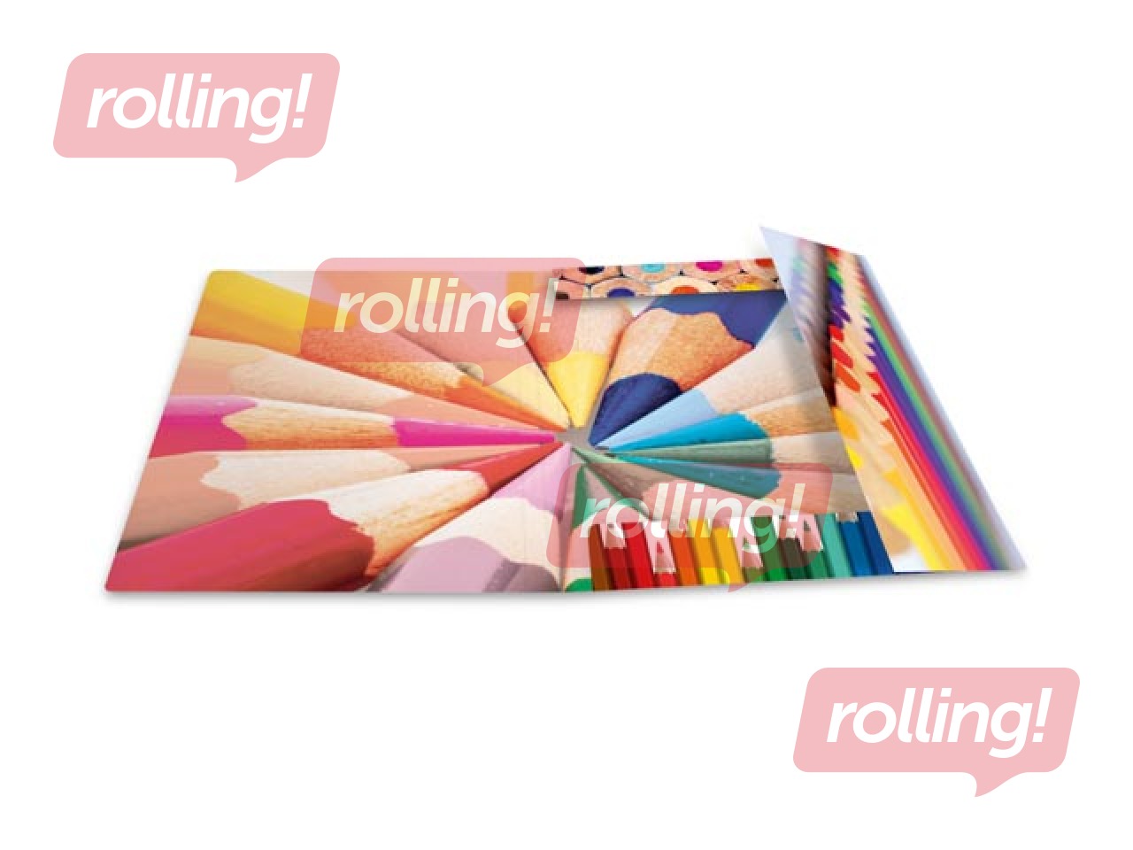 Kummiga kaust A4, kartong