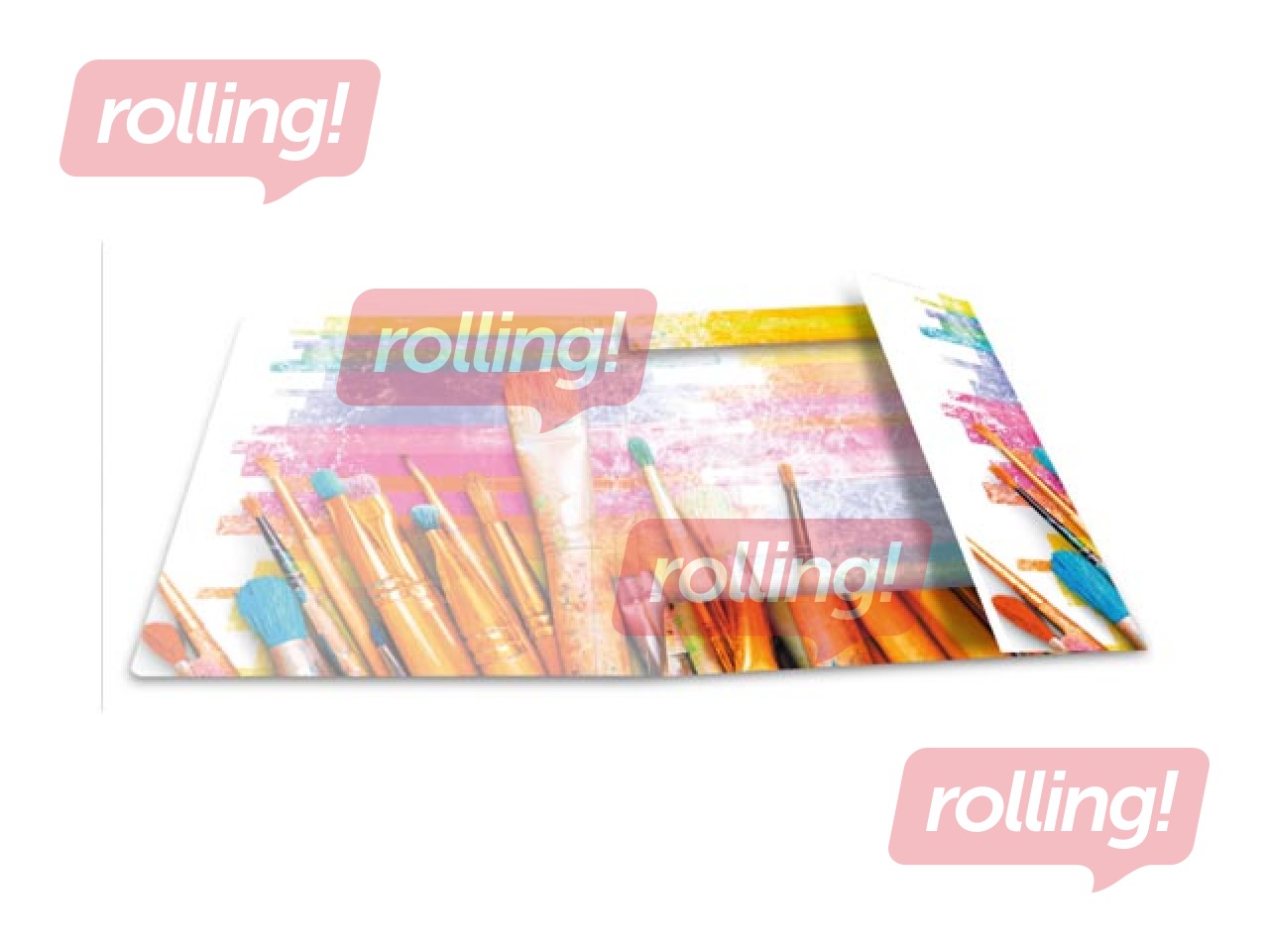 Elasticated folder A4 cardboard silks