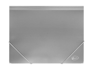 Box Folder with rubber Forofis, A4, 30mm, grey