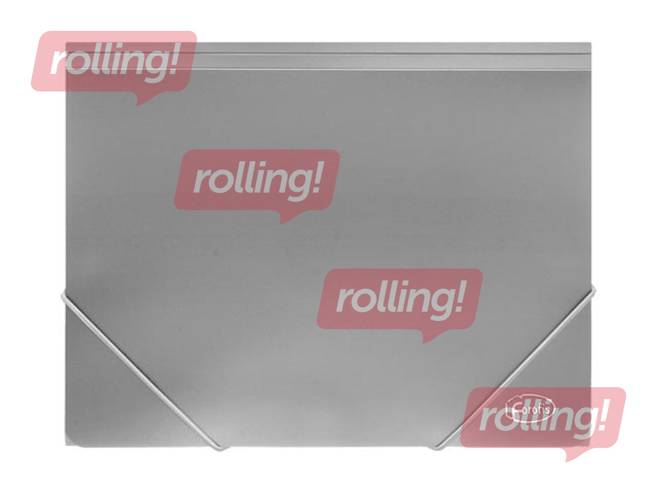 Box Folder with rubber Forofis, A4, 30mm, grey