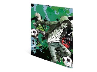Elasticated folder Herma, A4, Street Soccer, cardboard
