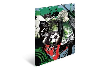 Elasticated folder Herma, A3, Street Soccer, cardboard