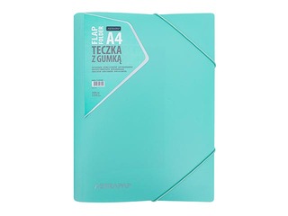 Folder Astra, with 3 tabs and rubber bands, A4, pastel colors
