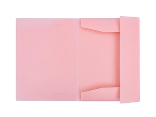 Папка Astra, с 3 клапанами и резинками, A4, пастельных цветов