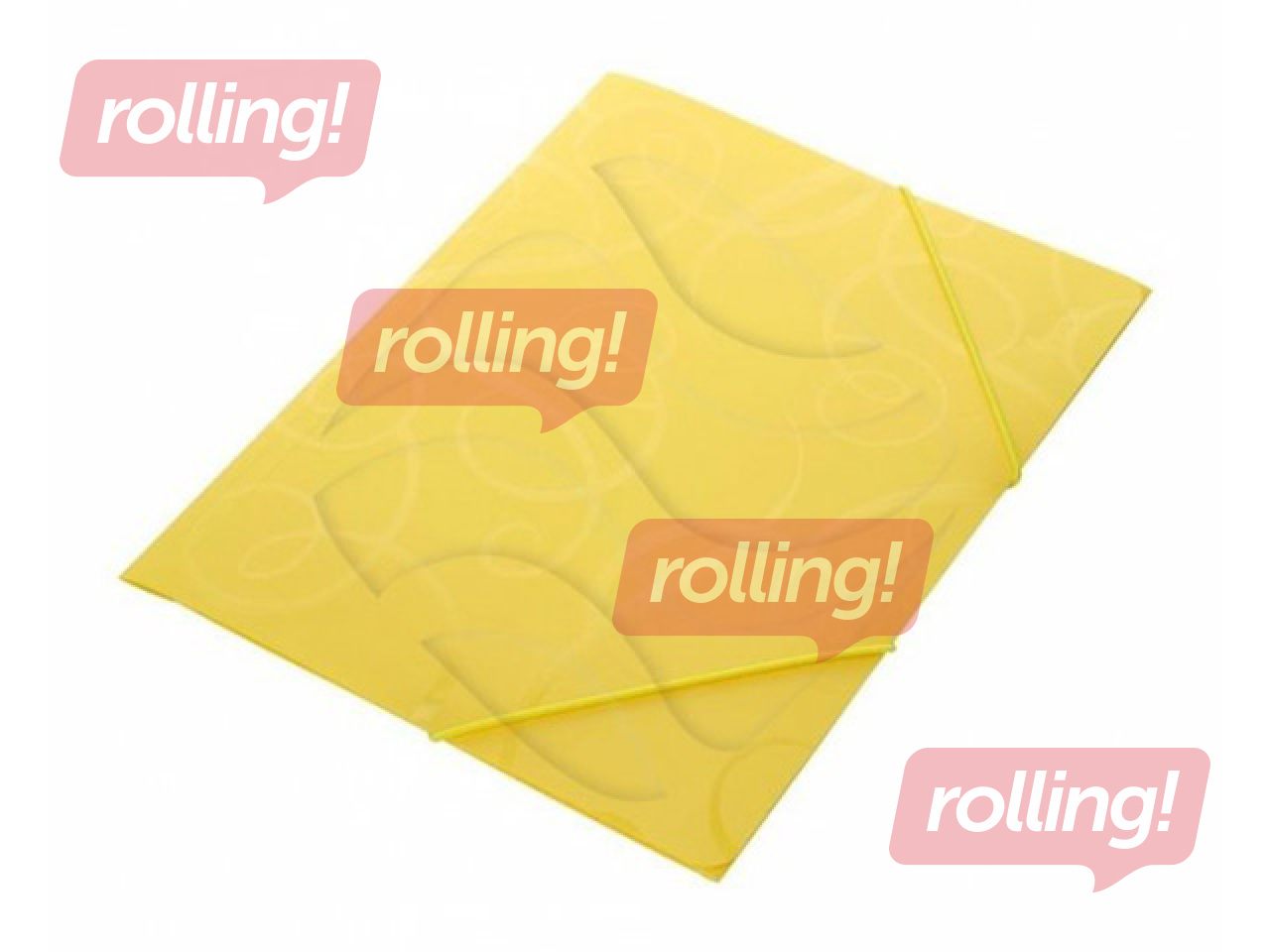 Mape ar gumiju Forpus BAROCCO, A4, dzeltena