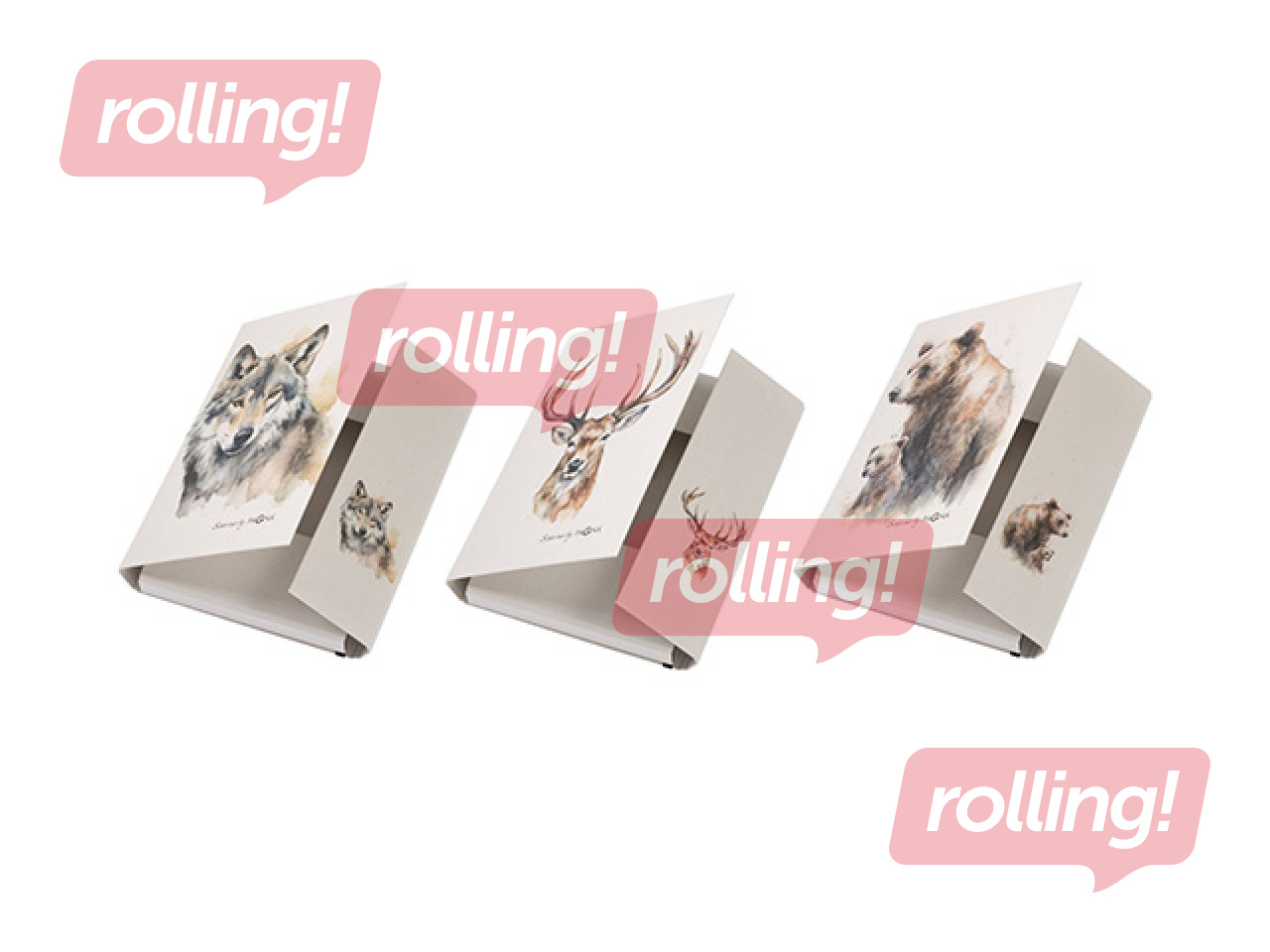 Mape ar 3 atlokiem un gumiju Pagna Save me No.5, A4, dažādi zvēri