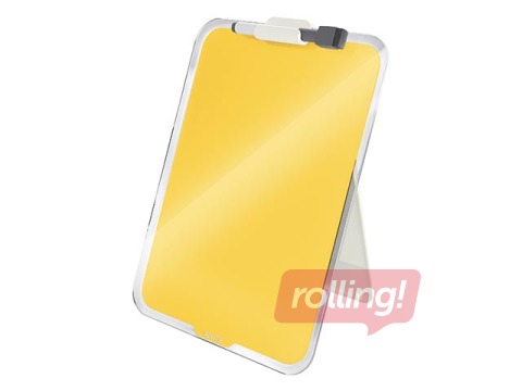 Clipboard Leitz Cosy, A4, glass, yellow