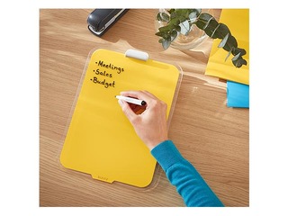 Planšete Leitz Cosy, A4, stikla, dzeltena + Līgo dāvana!