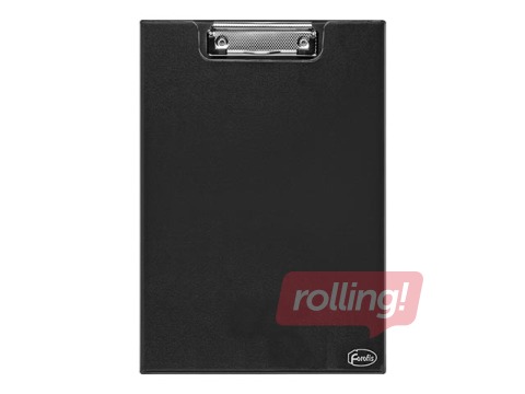 Clipboard folder with cover Forofis, black, A4