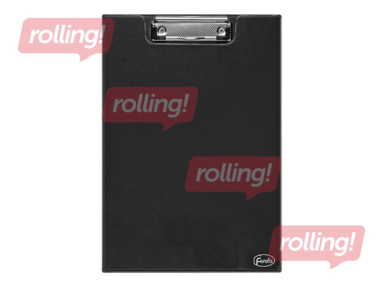 Clipboard folder with cover Forofis, black, A4