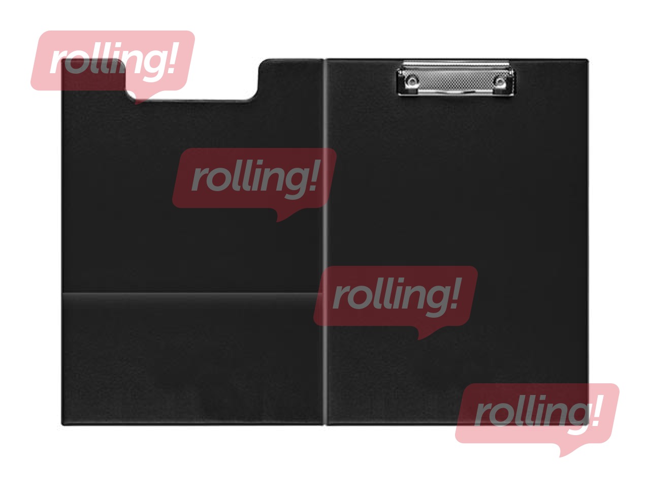 Clipboard folder with cover Forofis, black, A4