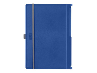 Clipboard folder with cover SAX, blue, A4