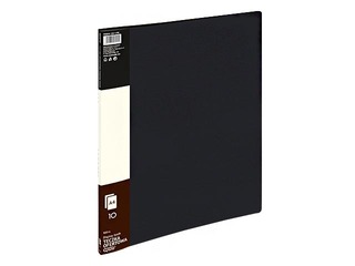 Folder with 10 pockets Grand, A4, black