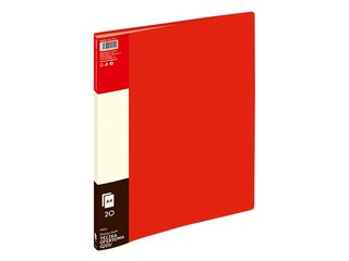 Folder with 20 pockets Grand, A4, red