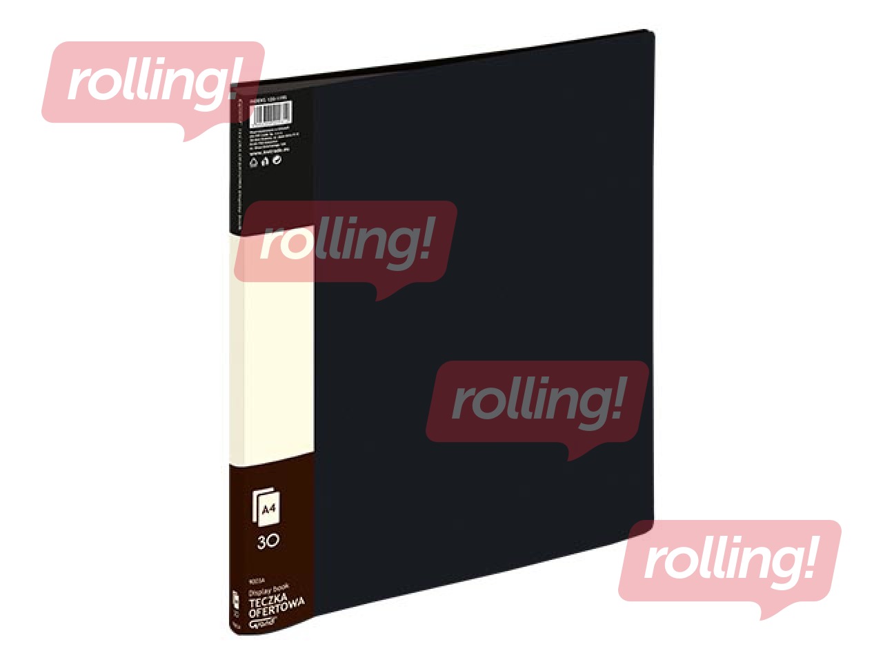 Folder with 30 pockets Grand, A4, black