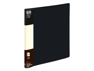 Папка с 30 кармашками Grand, A4, чёрная