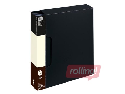 Folder in carrying case with 80 pockets Grand, A4, black