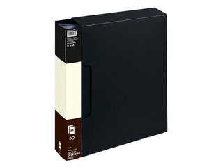 Folder in carrying case with 80 pockets Grand, A4, black
