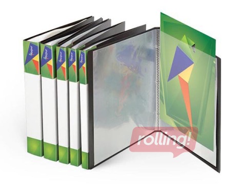 Папка с 10 карманами Forpus, A4, черный