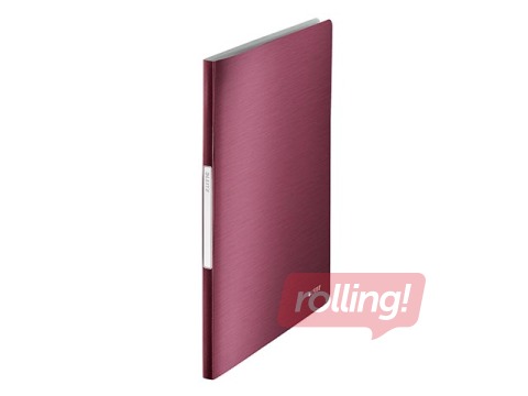Display Book Leitz Style PP 20 pages, red