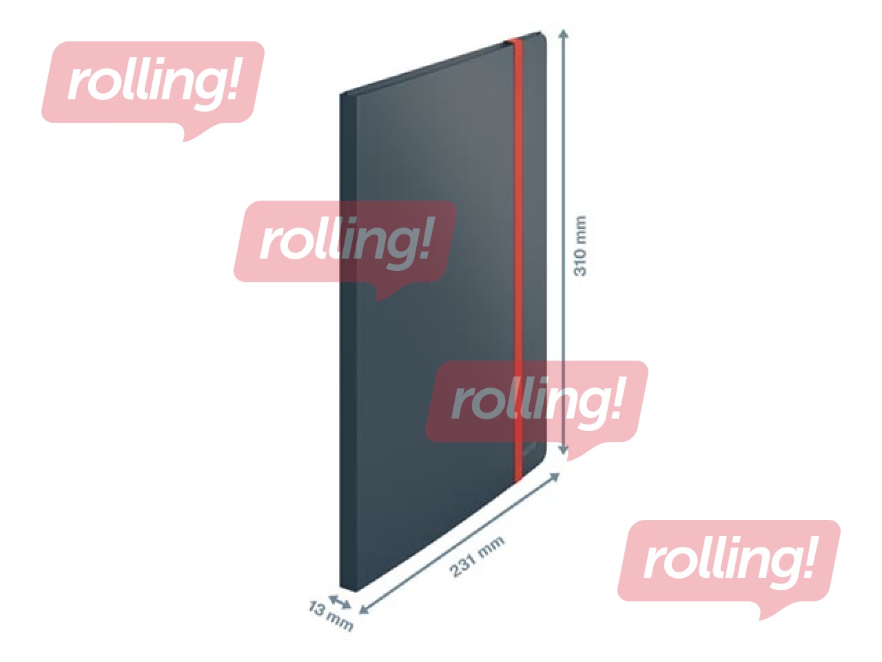 20 taskuga kaust Leitz Cozy, A4, hall 