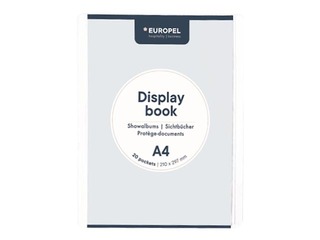 Mape ar 20 kabatiņām Europel, A4, balta