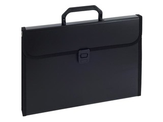 Папка - портфель с 12 отделениями Eagle, A4, чёрная