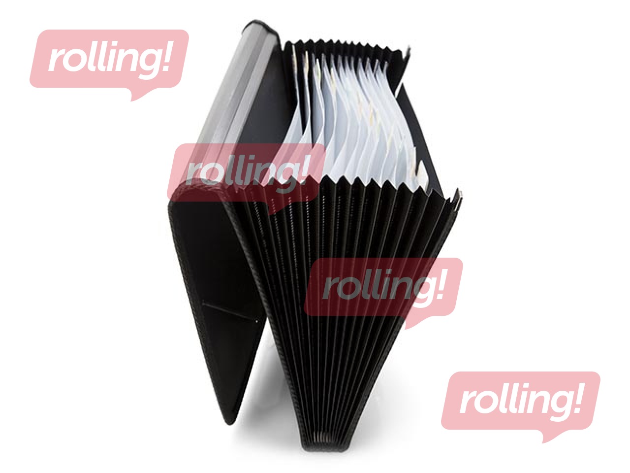 Expanding File folder with 12 pockets Office Point, A4, black