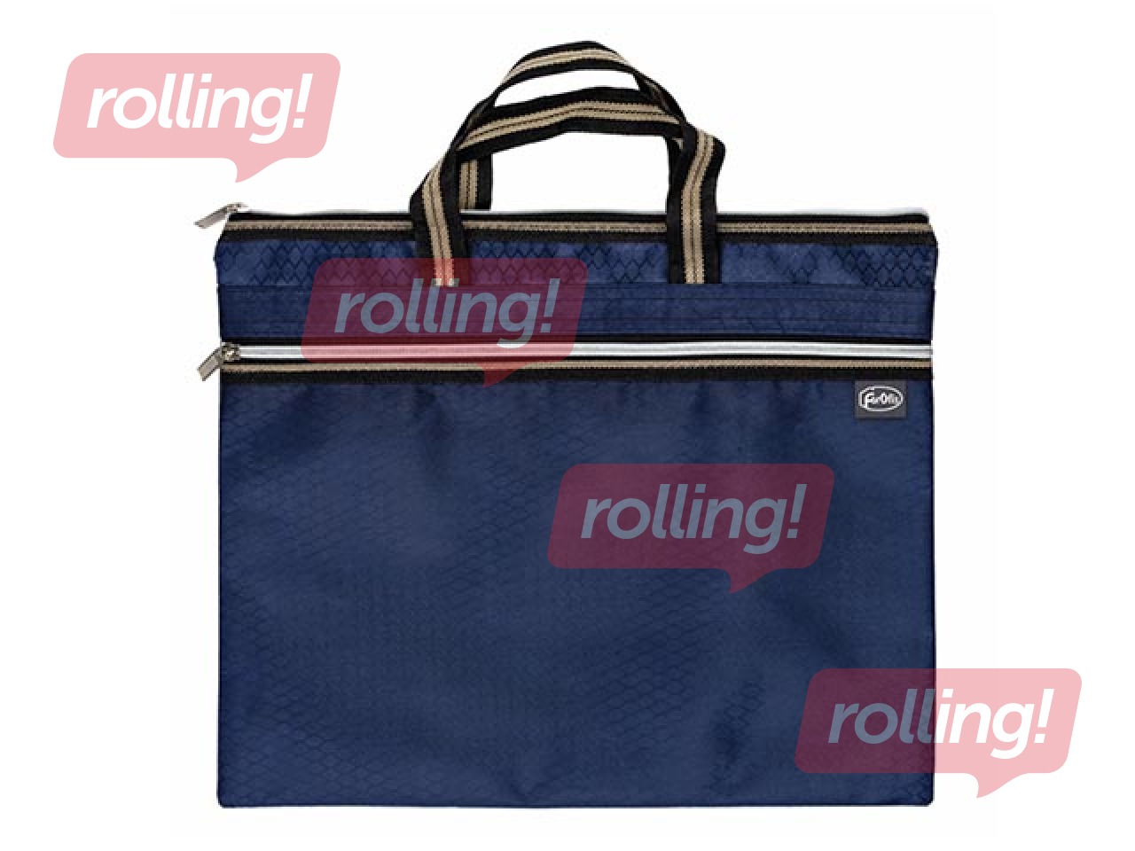 Mape-portfelis Forofis, A4 ar rāvējslēdzēju, zila