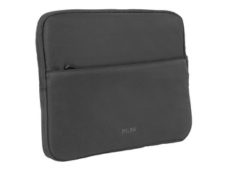 Laptop case Milan, Shadow series, with zipper, black