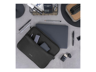 Сумка для портативного компьютера Milan, Shadow series, на молнии, чёрная