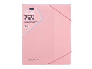 Folder-box Astra, with 3 tabs and rubber bands, A4, pastel colors