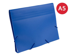 File folder Grand, 12 compartments, blue, A5