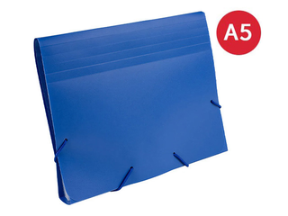 Mape - kartotēka Grand, 12 nodalījumi, zila, A5