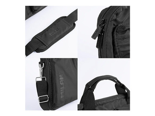 Laptop briefcase Milan, Shadow, black