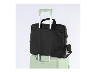 Laptop briefcase Milan, Shadow, black
