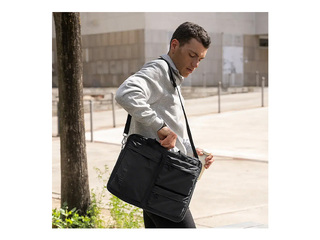 Laptop briefcase Milan, Shadow, black