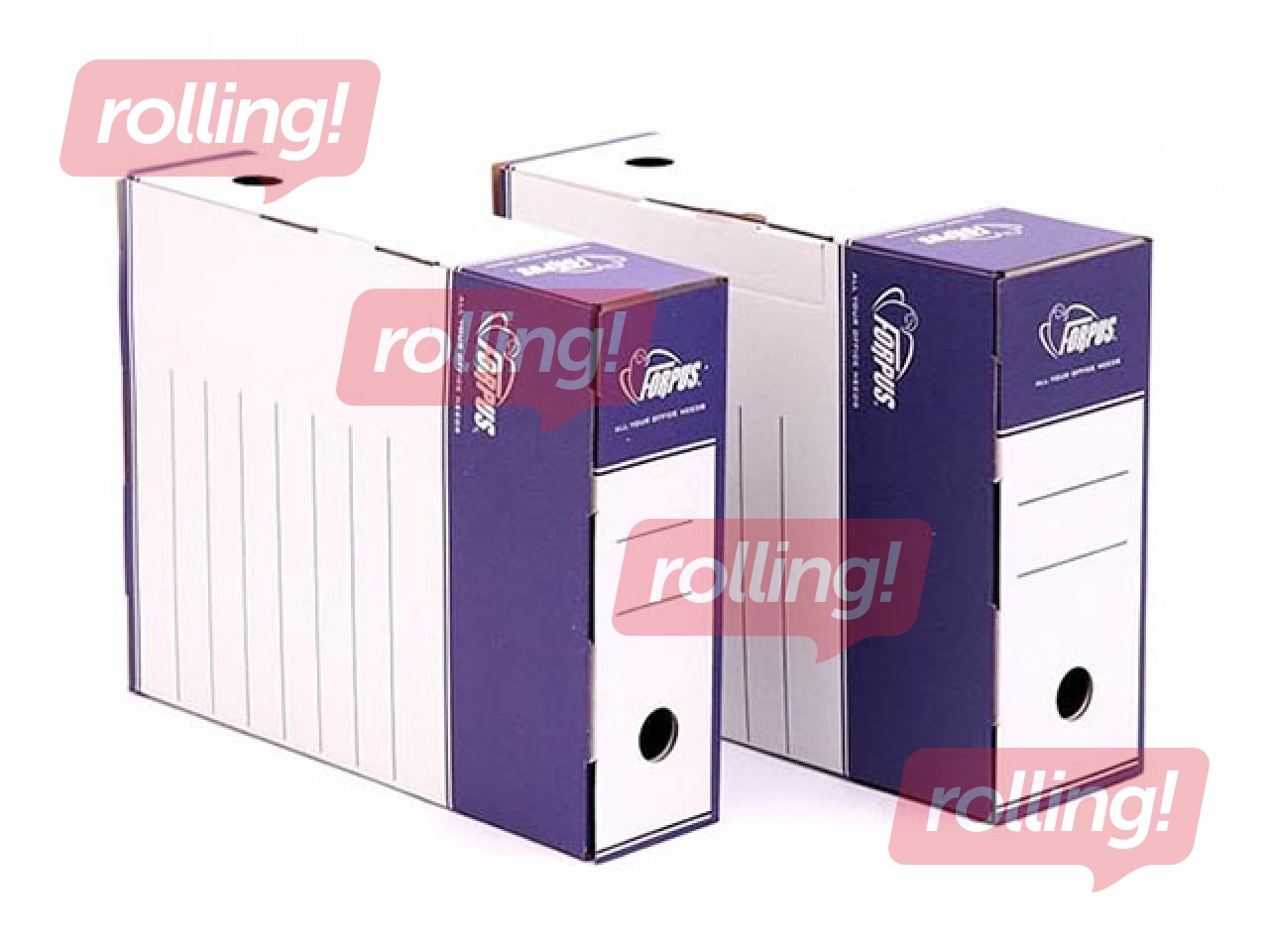 Arhīva kaste Forpus, A4, 8 cm, kartona