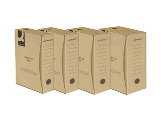 Архивная коробка, A4, 10 см, картонная, коричневая