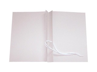Archiving files with ribbons SM·LT, A4, cardboard, white