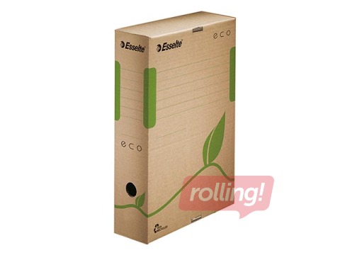 Архивная коробка Esselte, A4, 8 см, картонная, коричневая