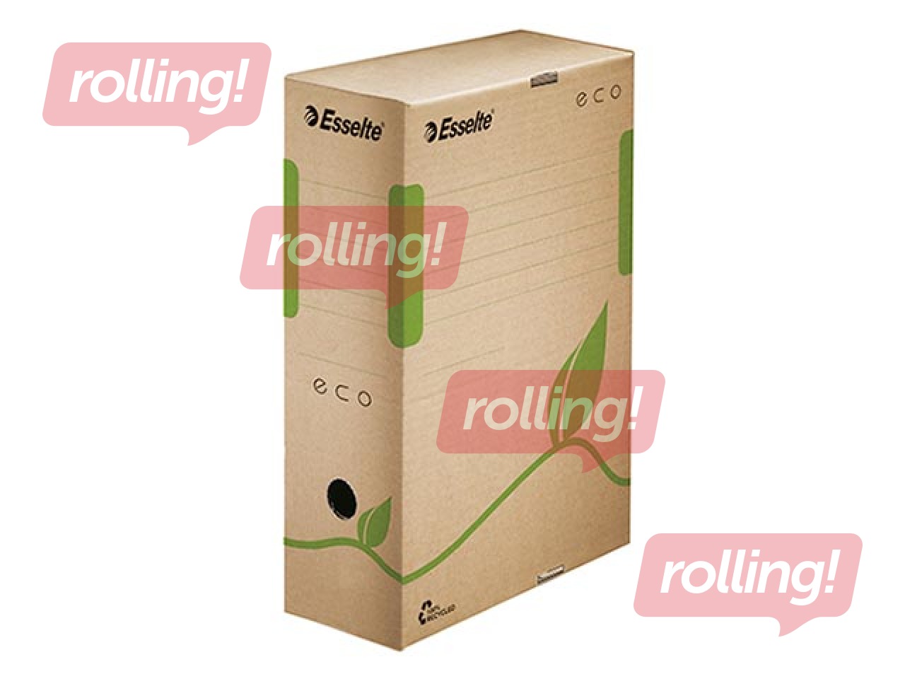 Arhīva kaste Esselte Eco, A4, 10 cm, kartona, brūna