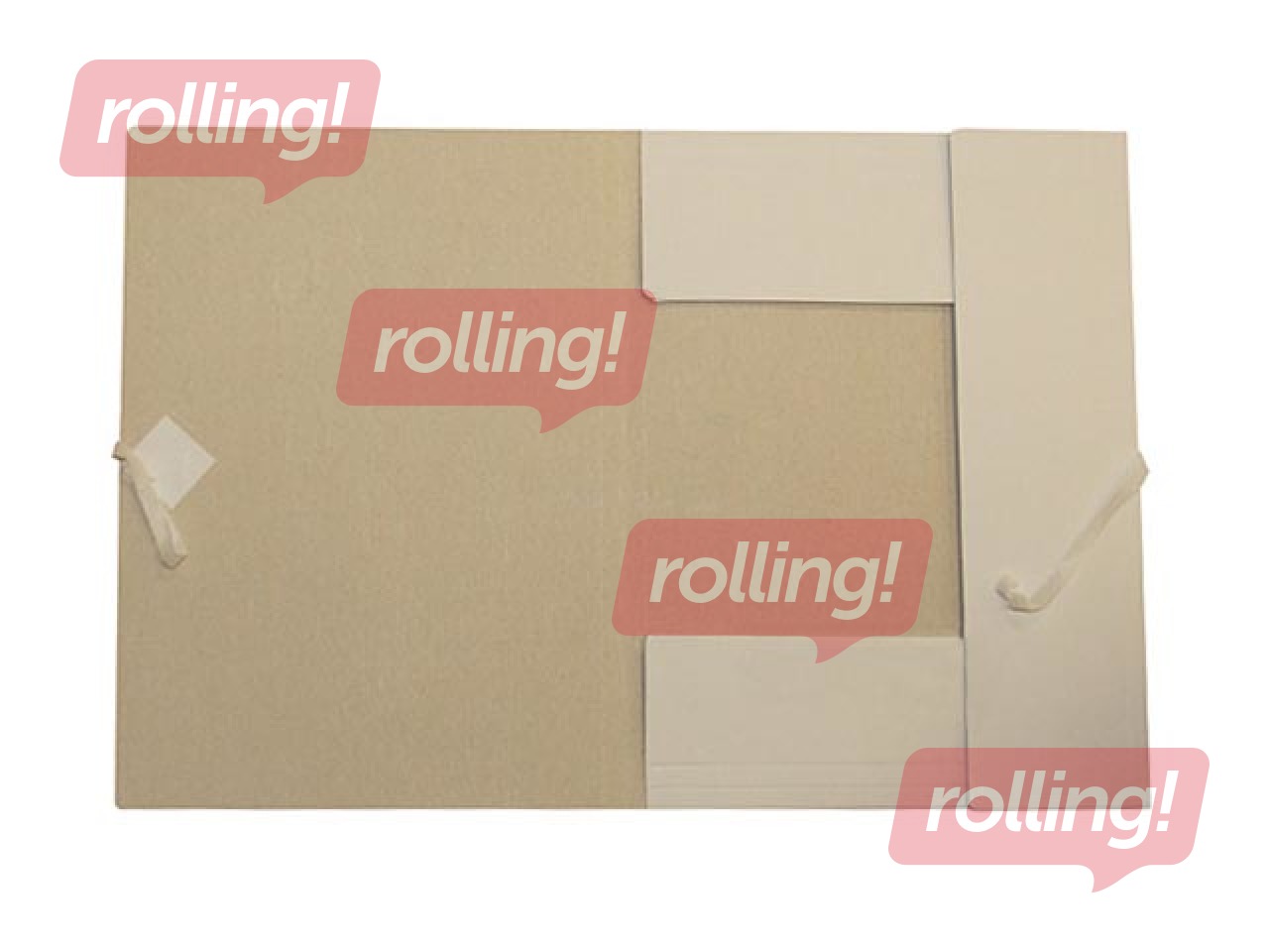 Mape sasienama ar 3 atlokiem SM·LT, A4, kartona, balta