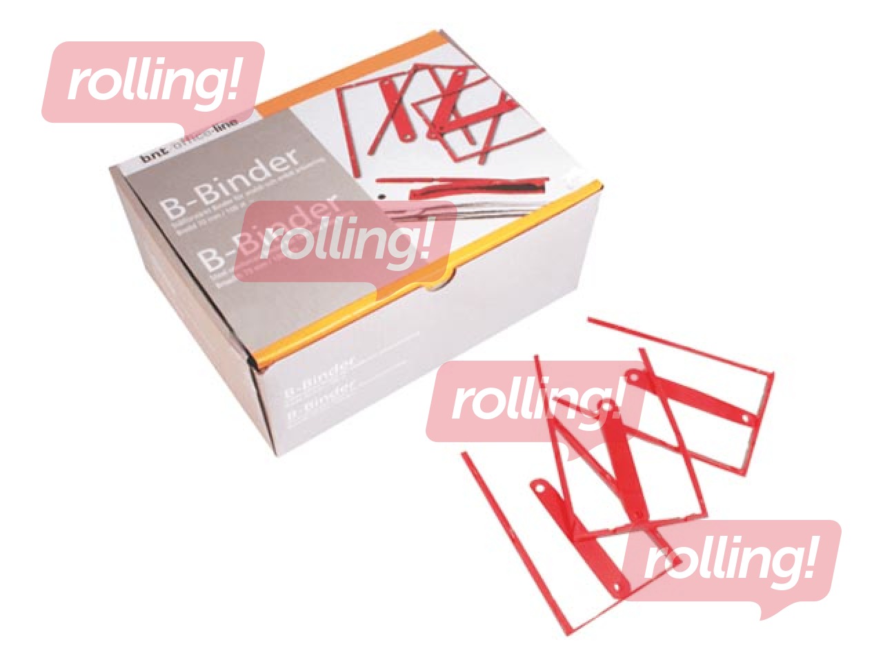 Archiving strips with metal wires, 100 pieces.