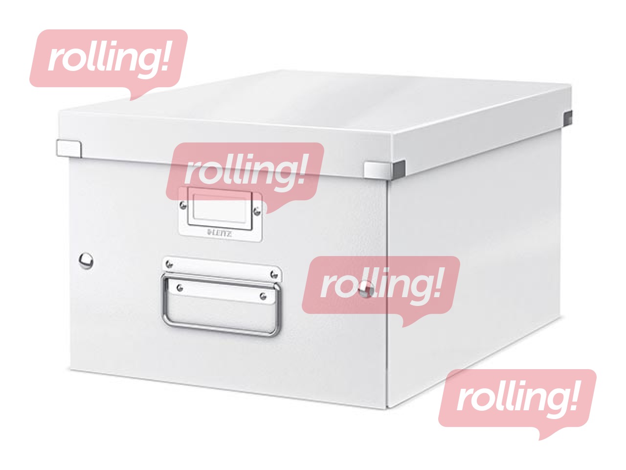 Uzglabāšanas kaste Leitz, Click & Store, A4, balta